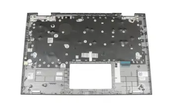 460.07R08.0017 Original Dell Tastatur inkl. Topcase DE (deutsch) schwarz/silber mit Backlight