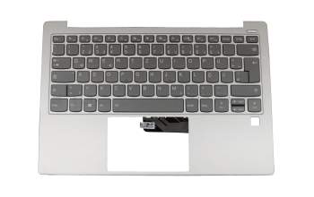 460.0FD04.0003 Original Lenovo Tastatur inkl. Topcase DE (deutsch) grau/silber mit Backlight