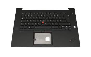 460.0GU04.0002 Original Lenovo Tastatur inkl. Topcase DE (deutsch) schwarz/schwarz mit Backlight und Mouse-Stick