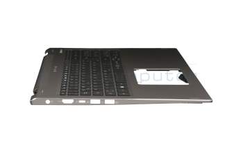 4600CS070003 Original Acer Tastatur inkl. Topcase DE (deutsch) schwarz/silber mit Backlight
