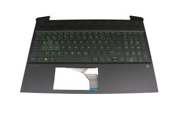 46G3HTATP2A Original HP Tastatur inkl. Topcase DE (deutsch) schwarz/schwarz mit Backlight