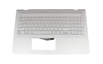 46G74TATP70 Original HP Tastatur inkl. Topcase DE (deutsch) silber/silber mit Backlight