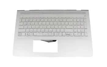 46G74TATP70 Original HP Tastatur inkl. Topcase DE (deutsch) silber/silber mit Backlight