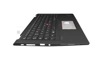 46K.0JHCS.0029 Original Lenovo Tastatur inkl. Topcase DE (deutsch) schwarz/schwarz mit Backlight und Mouse-Stick