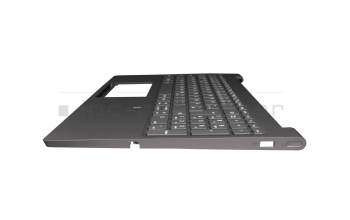 46M.0HDCS.0021 Original Lenovo Tastatur inkl. Topcase DE (deutsch) grau/grau mit Backlight