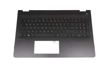 46M0BWCS0003 Original HP Tastatur inkl. Topcase DE (deutsch) schwarz/schwarz