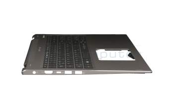 46M0CSCS000892 Original Acer Tastatur inkl. Topcase DE (deutsch) schwarz/silber mit Backlight