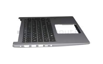 46M0E7CS004 Original Acer Tastatur inkl. Topcase DE (deutsch) schwarz/silber mit Backlight