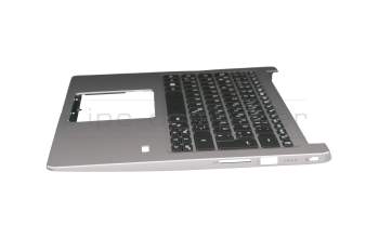 46M0E7CSC07393 Original Acer Tastatur inkl. Topcase DE (deutsch) schwarz/silber mit Backlight
