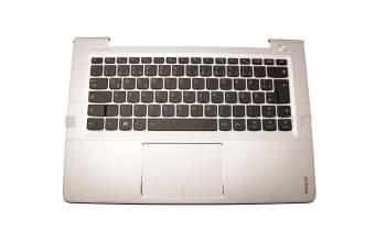 4746994500096 Original Lenovo Tastatur inkl. Topcase DE (deutsch) schwarz/silber mit Backlight silberner Rand