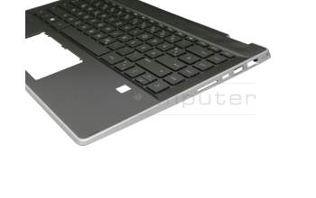 490-0GG07.BP0G Original HP Tastatur inkl. Topcase DE (deutsch) schwarz/schwarz mit Backlight