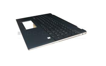 4AX38TATP80 Original HP Tastatur inkl. Topcase DE (deutsch) schwarz/blau mit Backlight