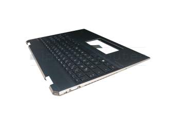 4AX38TATP80 Original HP Tastatur inkl. Topcase DE (deutsch) schwarz/blau mit Backlight