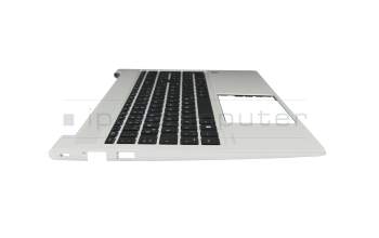 4BX8QTATP40 HP Tastatur inkl. Topcase DE (deutsch) schwarz/silber mit Backlight