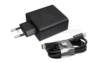 0A001-00899000 Original Asus USB-C Netzteil 65 Watt EU Wallplug kleine Bauform inkl. USB-C zu USB-C Kabel inkl. Ladekabel
