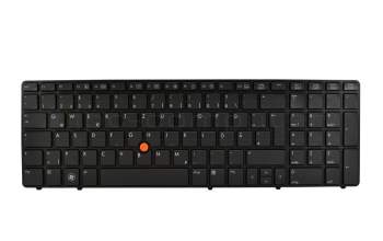 55012SA00-035-G Original Foxconn Tastatur DE (deutsch) anthrazit mit Backlight und Mouse-Stick