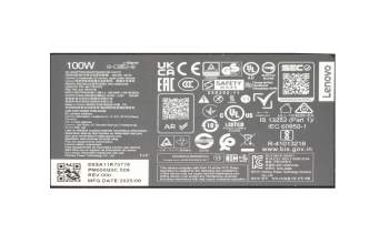 5A11R70778 Original Lenovo Netzteil 100,0 Watt große Bauform (Dock Adapter)