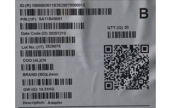 Lenovo 5A11T85577 Lenovo AC_ADAPTER, RECTANGLE, 245W, 3P, BLACK