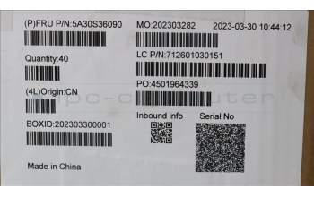 Lenovo 5A30S36090 Antenne Antenne WT 82XK MAIN&AUX