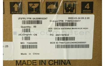 Lenovo 5A30W89247 Antenne Fru,AIO360_22/24 ANT_High-tek