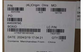 Lenovo 5A31F27659 Fru,Gaming T580 Main Antenna_Lux