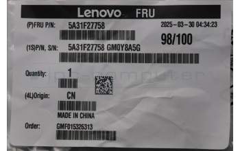 Lenovo 5A31F27758 ANTENNA Fru,160mm SMA RF cable_HB