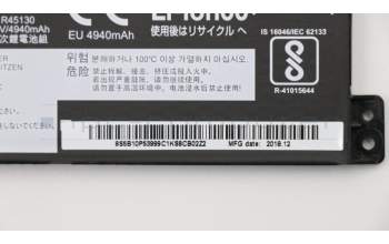 Lenovo 5B10R38760 BATTERY InterBty W 81HN W/Mylar39W India