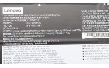 Lenovo 5B10W13882 BATTERY Internal, 4c, 45Wh, LiIon, CXP