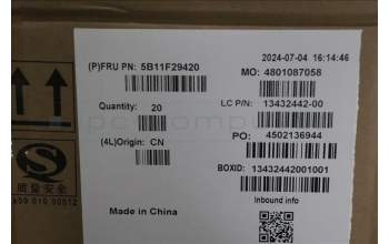 Lenovo 5B11F29420 BATTERY 4cell99.99Wh15.52V L21B4PE1 BYD