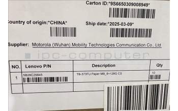 Lenovo 5B28C29845 TB-373FU Paper MB_8+128G CS