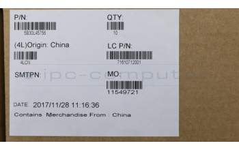 Lenovo 5B30L45756 Laufwerksblende BEZEL L80T6 BLACK