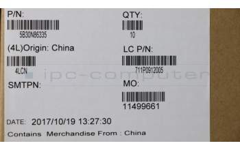 Lenovo 5B30N86335 Laufwerksblende BEZEL L80XL PT LCR