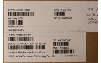 Lenovo 5B30S19085 BEZEL LCD L 82U9