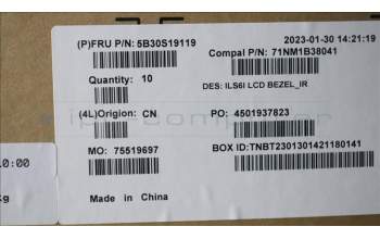 Lenovo 5B30S19119 BEZEL LCD Bezel C 82XF IR