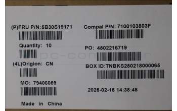 Lenovo 5B30S19171 BEZEL LCD Bezel C 21LD IR TOF