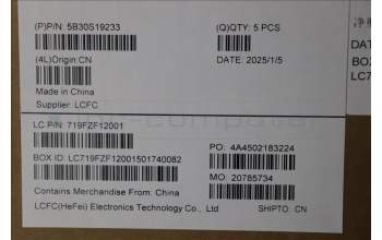 Lenovo 5B30S19233 BEZEL Bezel L 83K2