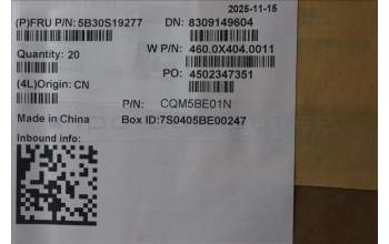 Lenovo 5B30S19277 BEZEL LCD BEZEL W21US RGB