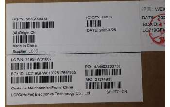 Lenovo 5B30Z39013 BEZEL ME470_B_COVER_5MRGB_ASSY