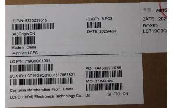 Lenovo 5B30Z39015 BEZEL ME630_B_COVER_SUB_RGB_ASSY