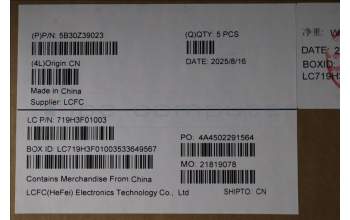 Lenovo 5B30Z39023 BEZEL FRU P14sG6_B_COVER_5MIR_3K_ASSY