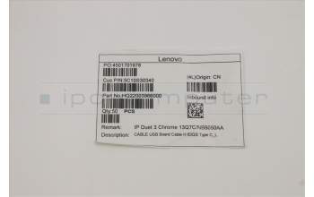 Lenovo 5C10S30340 CABLE USB Board Cable H 82QS Type C_L