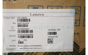 Lenovo 5C10S30341 CABLE USB Board Cable H 82QS Typc C_R