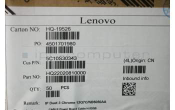 Lenovo 5C10S30343 CABLE Power Board Cable H 82QS