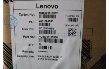 Lenovo 5C10S30454 CABLE EDP cable H 21CX 30PIN RGB