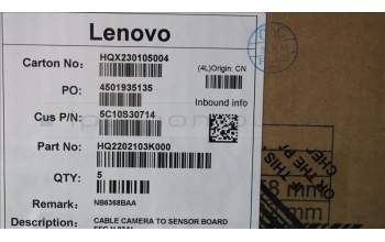 Lenovo 5C10S30714 CAMERA TO SENSOR BOARD FFC H 83AL
