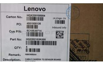 Lenovo 5C10S30714 CABLE CAMERA TO SENSOR BOARD FFC H 83AL