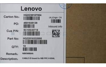 Lenovo 5C10S30719 CABLE IO board to MB FPC H 83AL