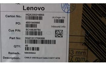 Lenovo 5C10S30784 CABLE USB Board Cable H 82Y7 WTB