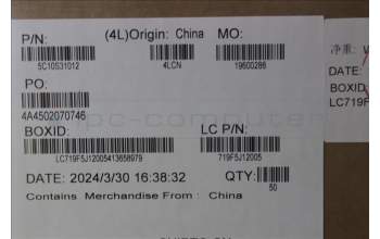 Lenovo 5C10S31012 CABLE Cable L 83DN CAM/B NT MGE