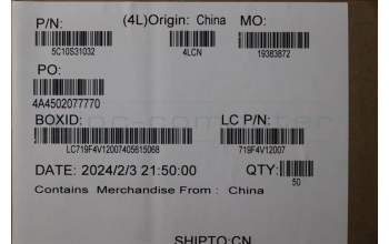 Lenovo 5C10S31032 Cable L21KR FPR FFC